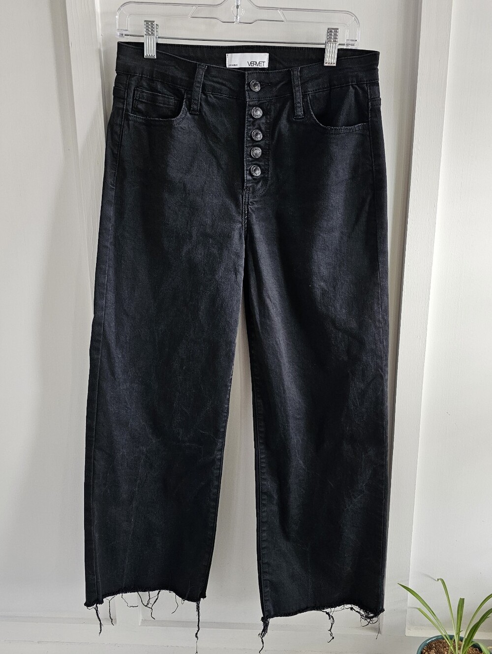 Vervet Mid Rise Stretch Jeans Black Size 29 P9